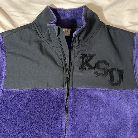 KSU Kansas State University Wildcats Fleece Jacket - M - Picture 3 of 11